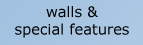 walls and special features button