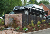 4x4 Garage Forecourt - Waterfall Feature